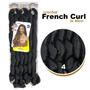 Imagem de Cabelo Jumbo French Curl Braids Ondulado African Beauty 60 Cm