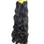 Imagem de Cabelo Limpo Liso Leve Ondas Humano Natural 50/55cm 150 Gramas Pontas cheias Virgem Alongamento Mega hair.