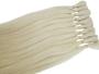 Imagem de Cabelo Natural Humano Loiro Liso Nacional para Mega Hair 55cm Pontas Cheias