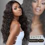 Imagem de Cabelo Ondulado Ser Mulher Modelo Patty 320 gramas Entrelace Com Top Closure 75 cm Kanekalon Futura