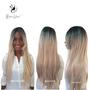 Imagem de Cabelo Peruca Front Lace Wig 100% Orgânico Ombre Hair 75 cm