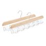 Imagem de Cabide de Cinto de Madeira Amazon Basics - Pacote com 2