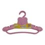 Imagem de Cabide para roupa infantil roupa de bebê Urso Adoleta Bebe com 2 peças Rosa Escuro