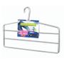 Imagem de Cabide Triplo Cromado p/ Calça - Kit com 2 Peças - Cód 08534