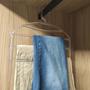 Imagem de Cabide Triplo para Organizar Calças Calceiro Transparente Closet Guarda Roupas Cinquetti