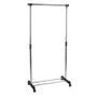 Imagem de Cabideiro Arara Para Roupas 150cm Altura Ajust. C/ Sapateira