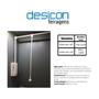 Imagem de Cabideiro Basculante Extensível P Branco 60cm a 83cm 12kg