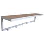 Imagem de Cabideiro Strassis Design SD-3505 Metal e MDF Cor: Branco