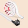 Imagem de Cable Wire Cover Wall Cord Hider LHRHTK 2m autoadesivo branco