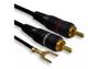 Imagem de Cabo 2 RCA Macho x 2 RCA Macho 5m Com Terra