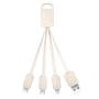 Imagem de Cabo 3 Em 1 USB C Lightning Micro USB V8 2 Amper Crú