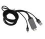 Imagem de Cabo 3 Em 1 Usb Hdmi Lightning Para Espelhamento 1080p