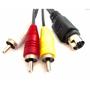 Imagem de Cabo 3 Rca Para Mini Din 10 Pinos Para Receptor Sky 1,80 Metro 018-8371 - ChipSce