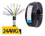 Imagem de Cabo 6 Vias Kit 100 Metros 24 AWG PVC 300v 6x0.22mm