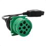 Imagem de Cabo Adaptador 16 pinos OBD2 Obdii P/ 9 Pinos J1939 Ford Vw
