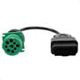 Imagem de Cabo Adaptador 16 pinos OBD2 Obdii P/ 9 Pinos J1939 Ford Vw