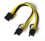 Imagem de Cabo Adaptador 8 Pinos Femea 2X8 Pinos Pci-E Riser Mineração