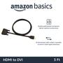 Imagem de Cabo adaptador Amazon Basics HDMI-A para DVI (macho) 0,9 m preto