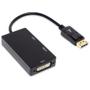 Imagem de Cabo Adaptador Conversor 3 em 1 DisplayPort para HDMI/DVI/VGA