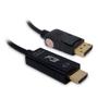 Imagem de Cabo Adaptador Conversor DisplayPort Para HDMI F3 JC-CB-DMI18, 1.8 Metros, Preto