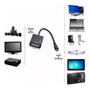 Imagem de Cabo Adaptador Conversor Hdmi Para Vga Com Saída P2 De Áudio