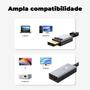 Imagem de Cabo Adaptador Displayport Para Hdmi 4k@60hz 15cm Cabletime