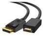 Imagem de Cabo Adaptador Displayport Para Hdmi 4k Dp Hdmi 1m 1 Metro