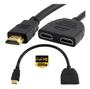 Imagem de Cabo Adaptador Duplicador Hdmi 2X1 Splitter