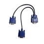 Imagem de Cabo Adaptador Duplicador Y VGA 1 Macho x 2 VGA Fêmea LE5514