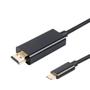 Imagem de Cabo adaptador Entrada USB-C 3.1 Macho Saida HDMI Macho Flex XC-ADP-45