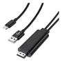 Imagem de Cabo Adaptador Hdmi 4k Hdtv Para lightning  Ios Com Usb 1080p 2m