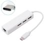Imagem de Cabo Adaptador Hub Usb 3 Portas 2.0 e RJ45 Para Tipo C LE-5575 - It-Blue