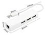 Imagem de Cabo Adaptador Hub Usb 3 Portas 2.0 e RJ45 Para Tipo C LE-5575 - It-Blue