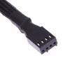 Imagem de Cabo Adaptador PWM Cooler Fan 4 Pinos 3 Saidas, 25CM - Alloy