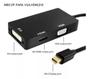 Imagem de Cabo Adaptador Thunderbolt/mini Displayport 3x1 Hdmi Vga