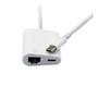 Imagem de Cabo Adaptador USB Tipo-C para RJ45 Com Carregamento 36 W