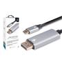 Cabo Adaptador Usb Type-C x Displayport M Otimo - A.R Variedades MT Imagem de Cabo Adaptador Usb Type-C x Displayport M Otimo