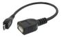 Imagem de Cabo Adaptador V8 Otg Micro Usb Fêmea Celular Tablet Pendriv