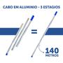 Imagem de Cabo Alumínio 1.40m de 3 Estágios com Rosca C143ER Bralimpia