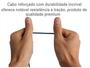 Imagem de Cabo Áudio Auxiliar P2 3.5mm Anti Nó Resistente 1 Metro
