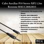 Imagem de Cabo Auxiliar P10 Stereo X P2 1,5m Roxtone RACC280L0015