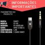 Imagem de Cabo Auxiliar P2 Tipo-C Usb-c Para Som de Carro CY-05 Preto Fancy