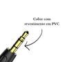 Imagem de Cabo auxiliar p2 x p2 audio som headset instrumento musica