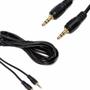 Imagem de Cabo Auxiliar Universal P2xP2 Som Celular Carro Notebook Tablet 1,5 Metros
