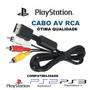 Imagem de Cabo Av Audio e Video Compativel Com ps1 ps2 ps3 1,5 Metros