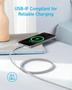 Imagem de Cabo Carregador Anker 310 USB-A para USB-C (6 Pés) - Pacote com 2