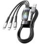 Imagem de Cabo Carregador Carregamento Rápido 3 em 1 Turbo Tipo C Lightning Micro USB V8 Original Altomex