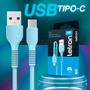 Imagem de Cabo Carregador Celular Flexivel Usb Tipo C Pvc 1m Letron