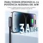 Imagem de Cabo Carregador Celular Usb Para Lightning Em L Com Led 2m Reforçado