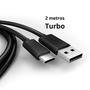 Imagem de cabo carregador de dados USB-TIPO C 2Mts ba cbo9977